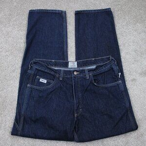 Tyndale FR Jeans Mens 35x34 Blue 5-Pocket FRMC FLF 800 Flame Resistant Workwear